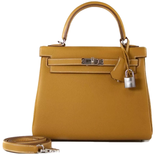 Product photo of Hermes PRE-OWNED Kelly 25 Naturel Sable Togo PHW Woman Accessories