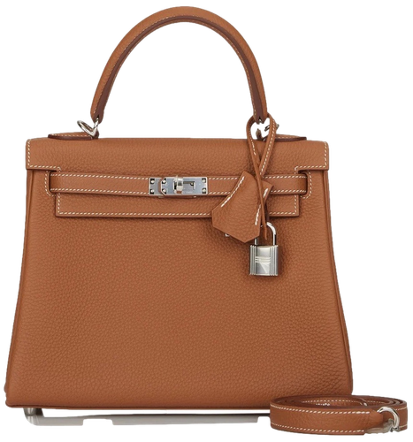 Product photo of Hermes PRE-OWNED Kelly 25 Gold Togo PHW Woman Accessories