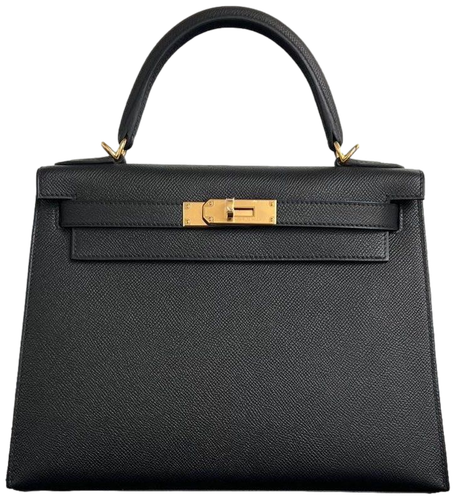 Product photo of Hermes PRE-OWNED Kelly 25 Black Epsom GHW Woman Accessories