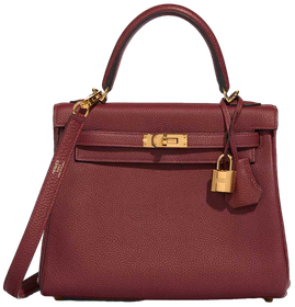 Product photo of Hermes PRE-OWNED Kelly 25 Rouge H Togo GHW Woman Accessories