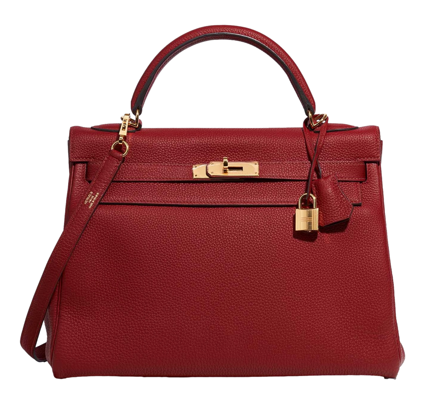 Product photo of Hermes PRE-OWNED Kelly 32 Rouge Grenat Togo GHW Woman Accessories