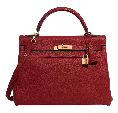 Product photo of Hermes PRE-OWNED Kelly 32 Rouge Grenat Togo GHW Woman Accessories
