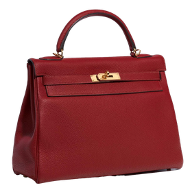 Product photo of Hermes PRE-OWNED Kelly 32 Rouge Grenat Togo GHW Woman Accessories