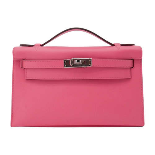 Product photo of Hermes PRE-OWNED Kelly Pochette Rose Azalea PHW Woman Accessories