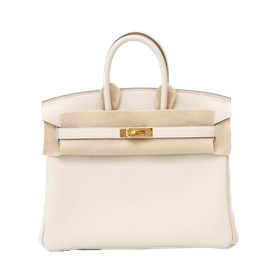 Product photo of Hermes PRE-OWNED Birkin 25 Craie Togo GHW Woman Accessories