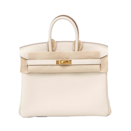 Product photo of Hermes PRE-OWNED Birkin 25 Craie Togo GHW Woman Accessories