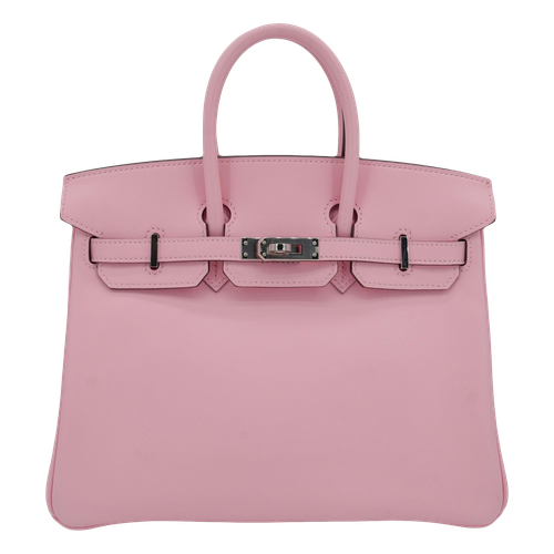Product photo of Hermes PRE-OWNED Birkin 25 Rose Sakura Swift Leather PHW Woman Accessories