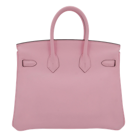Product photo of Hermes PRE-OWNED Birkin 25 Rose Sakura Swift Leather PHW Woman Accessories