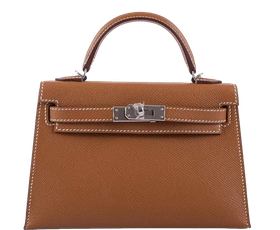 Product photo of Hermes PRE-OWNED Mini Kelly II 20 Sellier Gold Epsom PHW  Woman Accessories