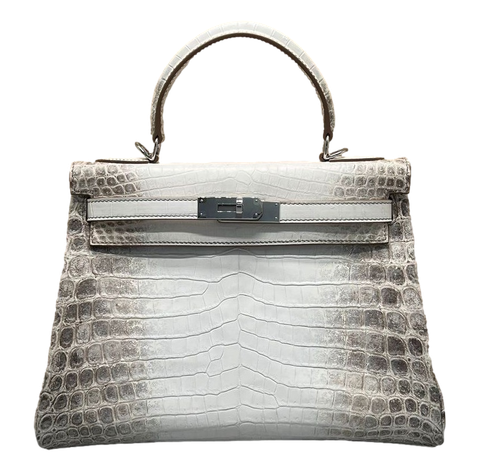 Product photo of Hermes PRE-OWNED Kelly 25 Himalaya Crocodile SHW Woman Accessories
