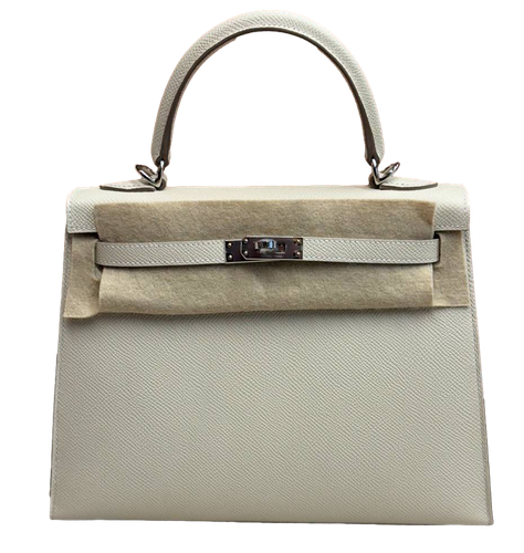 Product photo of Hermes PRE-OWNED Kelly 25 Epsom PHW Woman Accessories