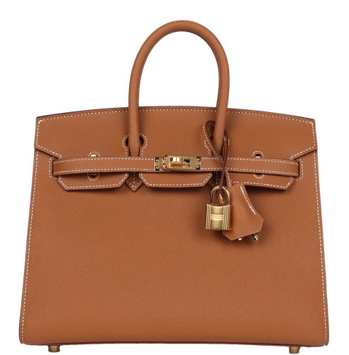 Product photo of Hermes PRE-OWNED Birkin 25 Gold Epsom GHW Woman Accessories