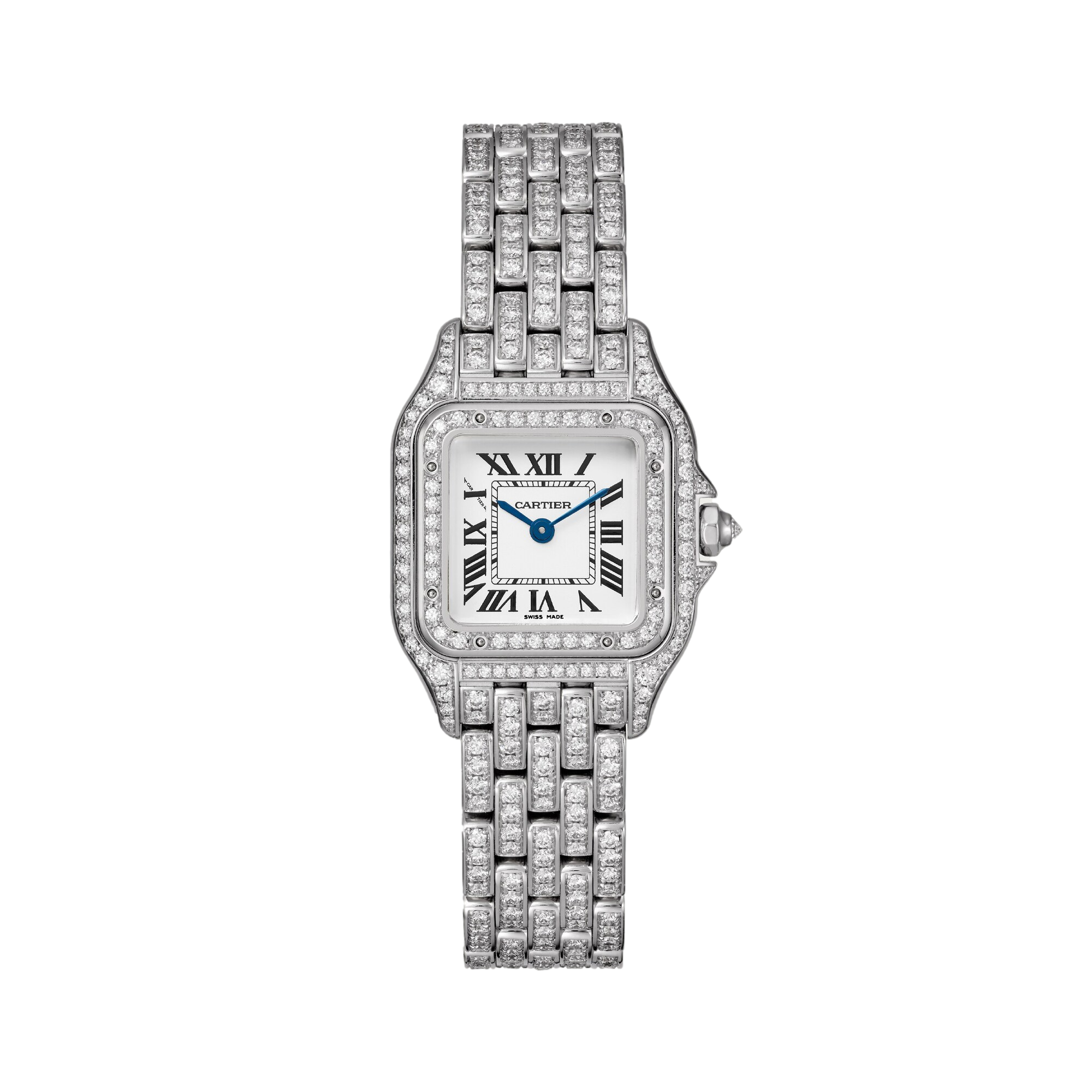 Product photo of Cartier Panthère de Cartier Small Size Custom Diamonds  Woman Watches