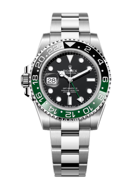 Product photo of Rolex GMT-Master II 40mm Steel Sprite Man Watches