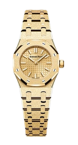 Product photo of Audemars Piguet Royal Oak Quartz 23mm Frosted Yellow Gold Woman Watches