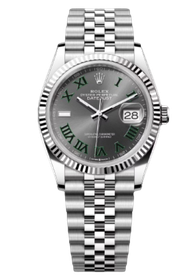 Product photo of Rolex Datejust 36mm Steel and White Gold Wimbledon Woman Watches