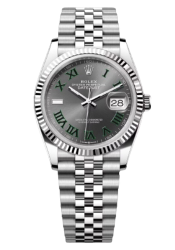 Product photo of Rolex Datejust 36mm Steel and White Gold Wimbledon Woman Watches