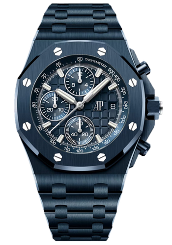Product photo of Audemars Piguet Royal Oak Offshore Chronograph 42mm Blue Ceramic Man Watches
