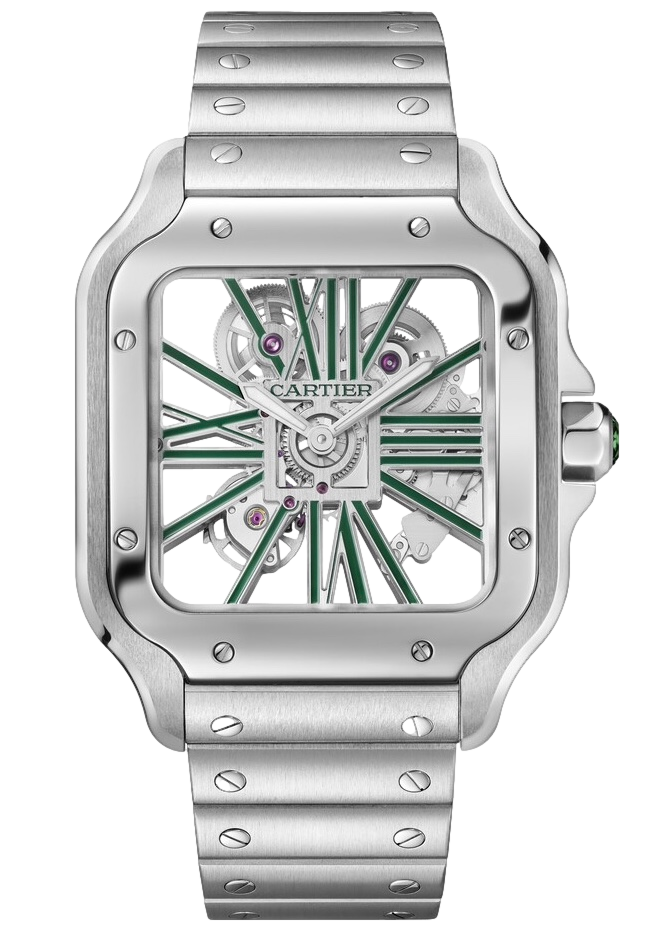 Product photo of Cartier Santos De Cartier Skeleton Large Size Man Watches