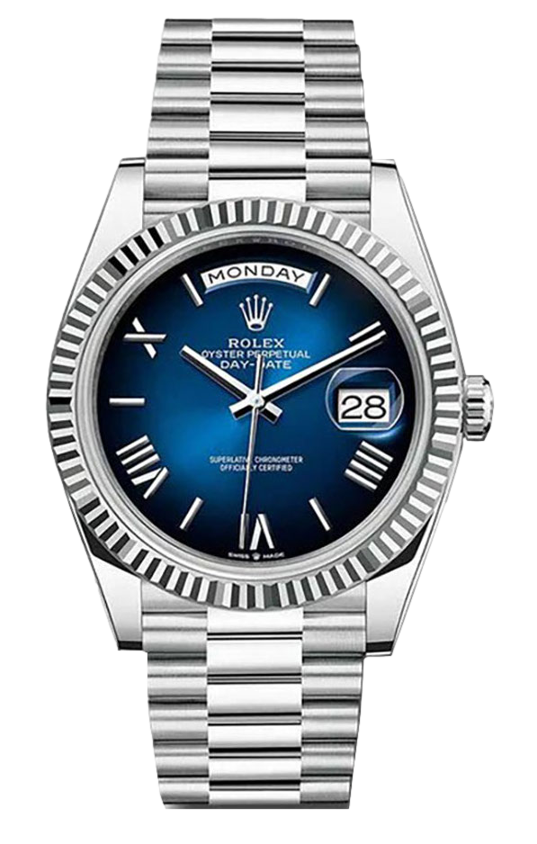 Product photo of Rolex Day-Date 40mm Platinum Ombre Man Watches