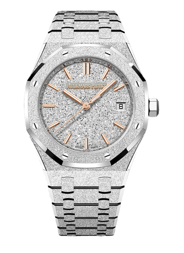Product photo of Audemars Piguet Royal Oak 34mm Frosted White Gold Woman Watches