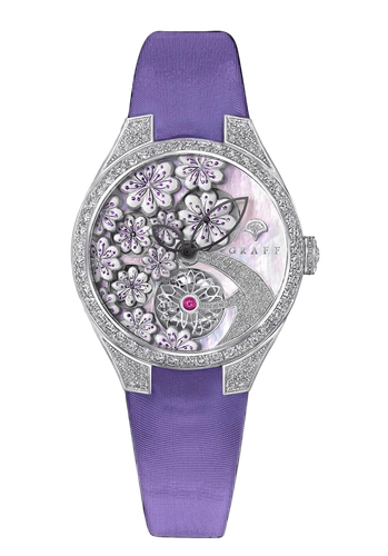 Product photo of GRAFF Floral White Gold Purple Woman Watches