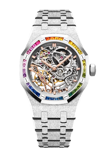 Product photo of Audemars Piguet Royal Oak Frosted White Gold Double Balance Wheel Openworked 37mm  Unisex Watches